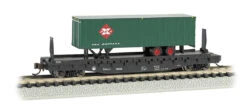 Bachmann B&O® 52ft Flat Car W/Railway Express Agency 35ft Trailer N Scale