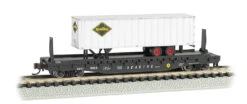 Bachmann Reading 52ft Flat Car W/ Reading 35ft Trailer (N Scale)