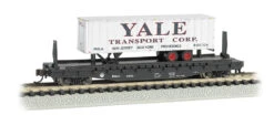Bachmann Atlantic Coast Line 52ft Flat Car W/ Yale 35ft Trailer (N Scale)