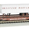 Bachmann Western Maryland® 52ft Flat Car W/ WM 35ft Trailer (N Scale)