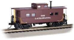 Bachmann Lackawanna #889 - NE Steel Caboose (HO Scale)