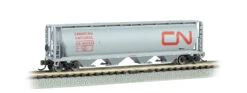 Bachmann Canadian National - 4 Bay Cylindrical Grain Hopper (N Scale)