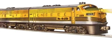 Bachmann Rio Grande™ - 2379 F-3 Powered A/Dummy A Set 2 Bachmann Rio Grande™ - 2379 F-3 Powered A/Dummy A Set - Image 2