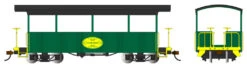 Bachmann H. Lee Riley - Green W/ Black Roof - Excursion Car (On30)