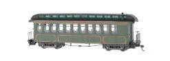 Bachmann Olive, Unlettered - Coach/Obser. W/ Lighted Interior (On30)