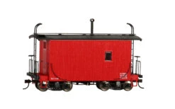 Bachmann 18 Ft. Logging Caboose - Caboose Red, Data Only (On30)