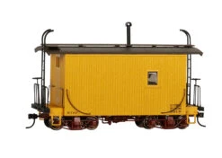 Bachmann 18 Ft. Logging Caboose - Yellow, Data Only (On30)