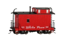 Bachmann 18 Ft. Off-Set Cupola Caboose - White Pass & Yukon (On30)