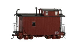 Bachmann 18 Ft. Off-Set Cupola Caboose - Oxide Red, Data Only (On30)