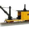 Bachmann MOW - Yellow Derrick Car - On30