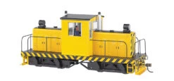 Bachmann Painted Unletterd - Yellow W/ Black Stripes Whitcomb 50-TonDCC