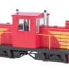 Bachmann Painted Unletterd - Red W/ Yellow- Whitcomb 50-TonDCC (On30)