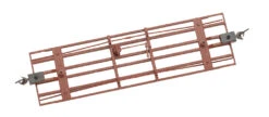 Bachmann Freight Car Underframe - Oxide Red (3/Pk) (On30)