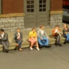 Bachmann Seated Platform Passengers - HO Scale