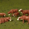 Bachmann Cows - Brown & White - O Scale