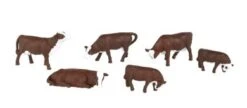 Bachmann Cows - Brown & White - O Scale -ModelToysWorld 33152 01
