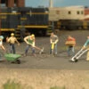 Bachmann Construction Workers -O Scale