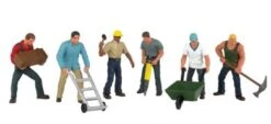 Bachmann Construction Workers -O Scale -ModelToysWorld 33155 01