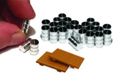 Bachmann Oil Drums - Kit (24 Per Pack) (HO Scale)
