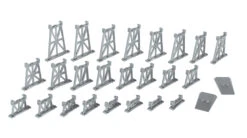 Bachmann 26 Piece Graduated Trestle Set (N Scale)