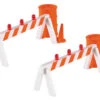 Bachmann Blinking Hazard Barricades (2/Pk) (O Scale)