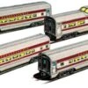 Bachmann Pennsylvania- Congressional - 60' Aluminum Streamliners 4 Car