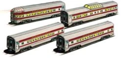 Bachmann Pennsylvania- Congressional - 60' Aluminum Streamliners 4 Car