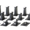 Bachmann 18-Piece Graduated Pier Set (HO Scale)