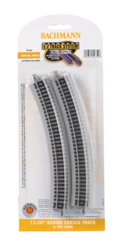 Bachmann 12.50" Radius Curved Track (N Scale)