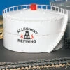 Bachmann Allegheny Oil Storage Tank With Blinking LED Light (HO Scale)