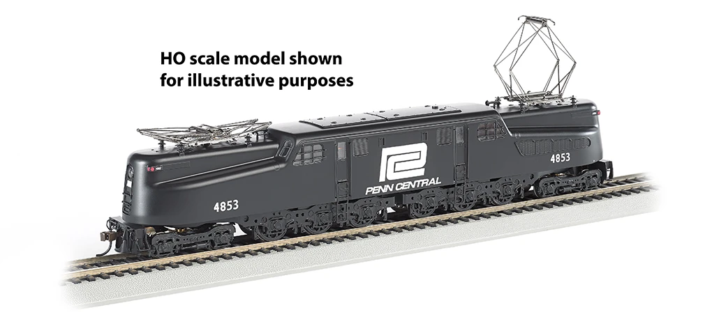 Bachmann Penn Central GG-1 #4853 – Black & White DCC Sound (N Scale) 1 Bachmann Penn Central GG-1 #4853 – Black & White DCC Sound (N Scale)