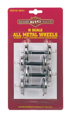 Bachmann Large Metal Wheel Set (4 Per Card) (Large Scale)