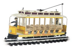Bachmann United Traction Co. - Open Streetcar (G Scale)