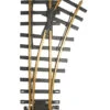 Bachmann 30 Degree 4' Diameter Turnout, Right - Brass Track (Large Scale)