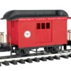 Bachmann Baggage - Short Line Railroad - Red With Black Roof (G Scale)