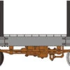 Bachmann 18 FT. FLAT CAR - GRAY, DATA ONLY (2 PER BOX) (On30)