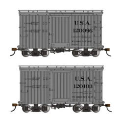 Bachmann 18 Ft. Box Car W/ Murphy Roof - USA #120096 & 120103 - (2/box)