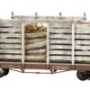 Bachmann Carolina Pulpwood & Paper Co. - Pulpwood Car W/ Resin Load -On30