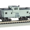 Bachmann CSX® #3180 - 36' Wide-Vision Caboose (N Scale)