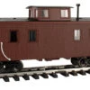 Bachmann Painted, Unlettered - Brown - Eight-Wheel Center-Cupola Caboose