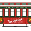 Bachmann Christmas - Coach/Observation. W/Lighted Interior (On30)