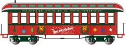 Bachmann Christmas - Coach/Observation. W/Lighted Interior (On30)