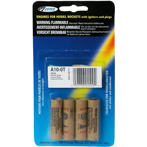 Estes No.1510 - A10-0T Engines 1 Estes No.1510 - A10-0T Engines