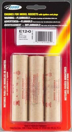 Estes No.1691 - E12-0 Engines