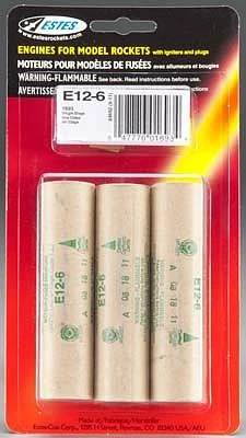 Estes No.1693 - E12-6 Engines