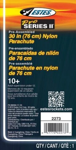 Estes No.2273 30in. Parachute
