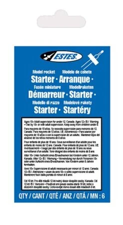 Estes No.2302 Model Rocket Starters