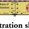 Bachmann Robert's Meats Of Distinction - 40' Wood-side Refrig HO Box Car
