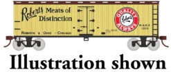 Bachmann Robert's Meats Of Distinction - 40' Wood-side Refrig HO Box Car