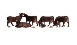 Woodland Scenics No.2217 Black Angus Cows N